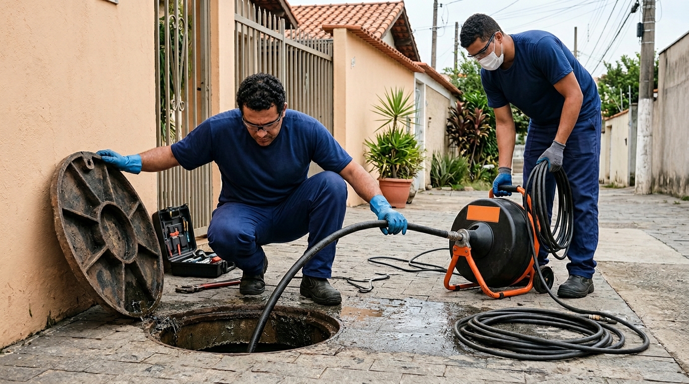 Desentupimento de esgoto em Natal-RN
