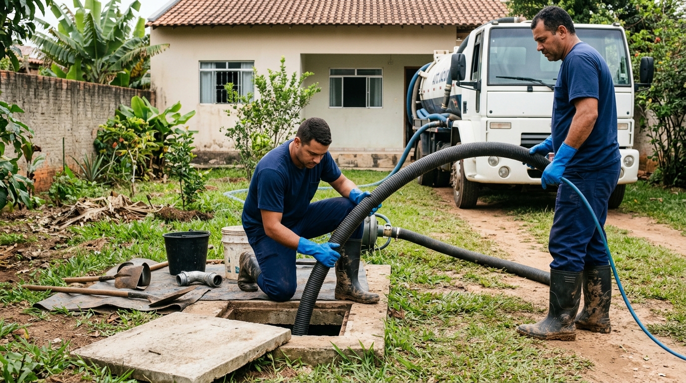 Esgotamento de fossa em Natal-RN